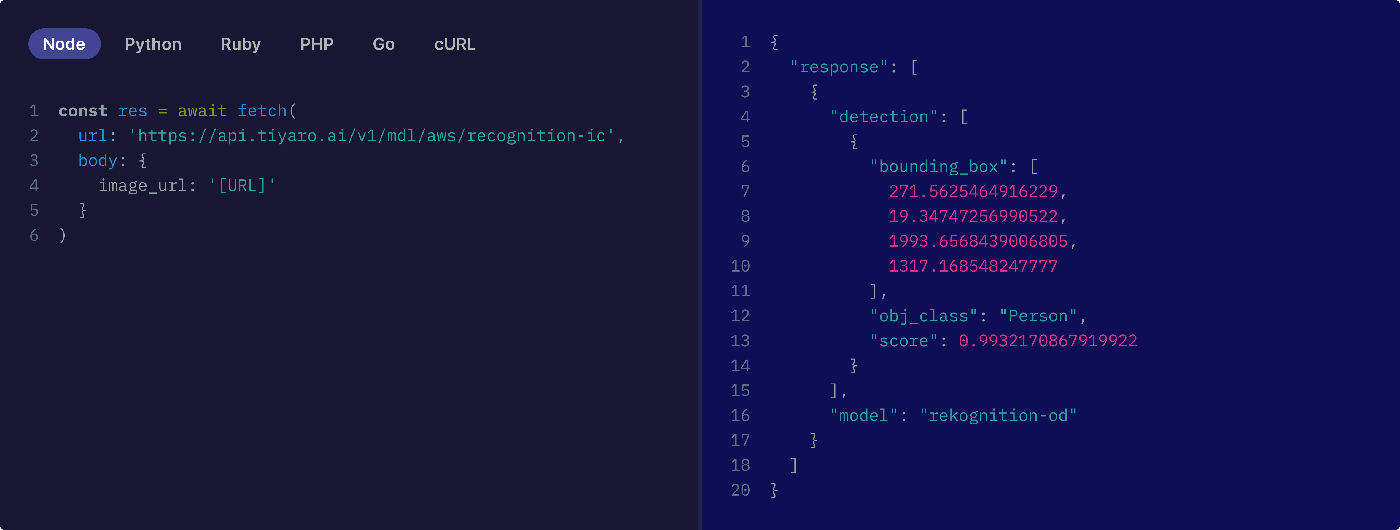 code samples
